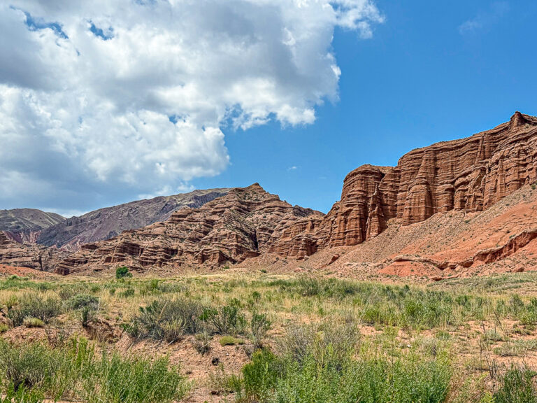 Konorchek canyon in Kyrgyzstan